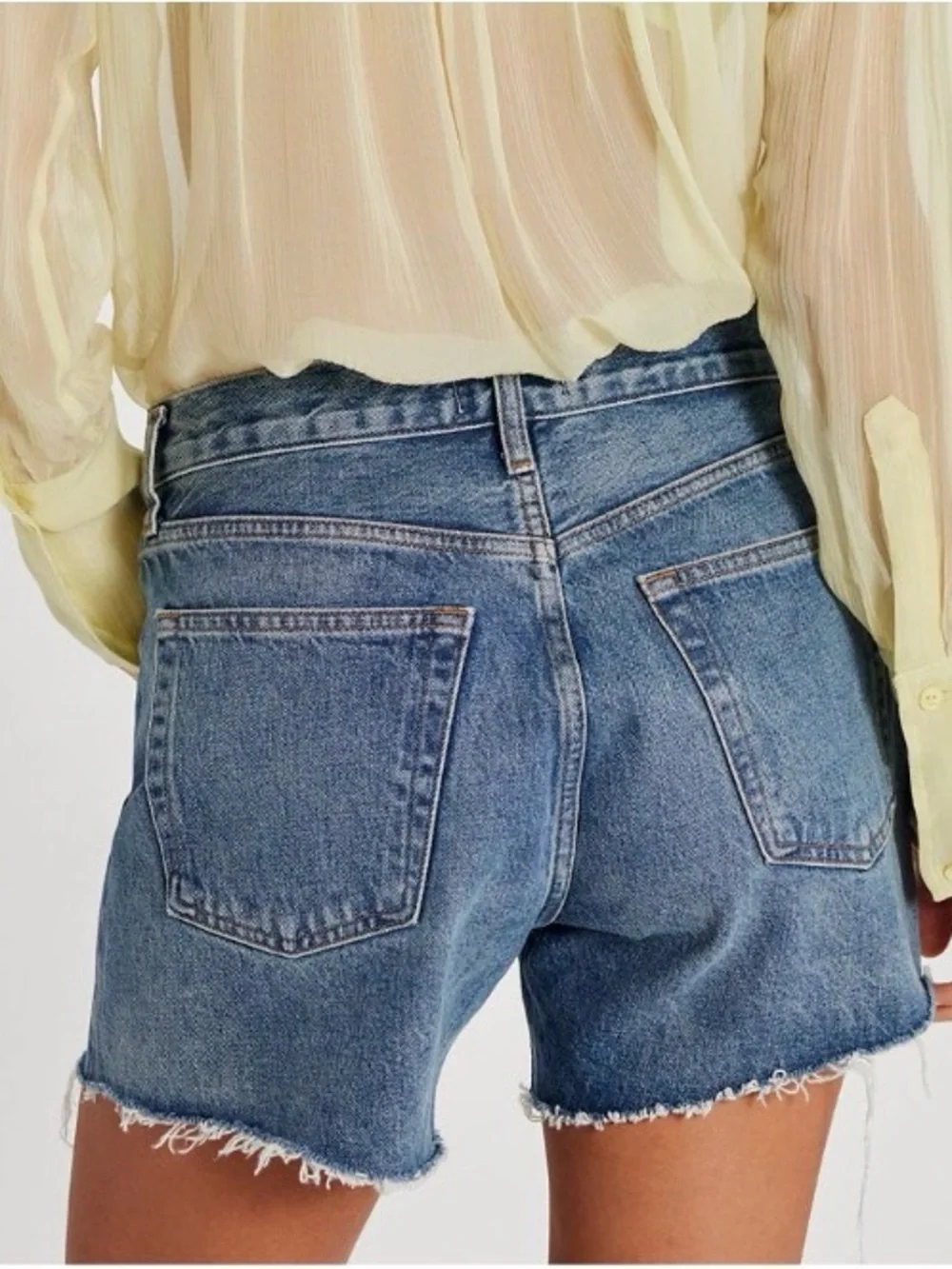 Agolde Parker Long Short in Ruin